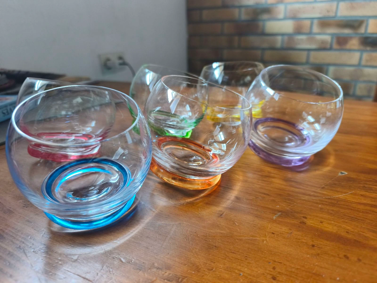 Lot de 6 verres culbuto 